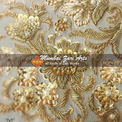 All types of hand-zari embroidery works by Mumbai Zari Arts