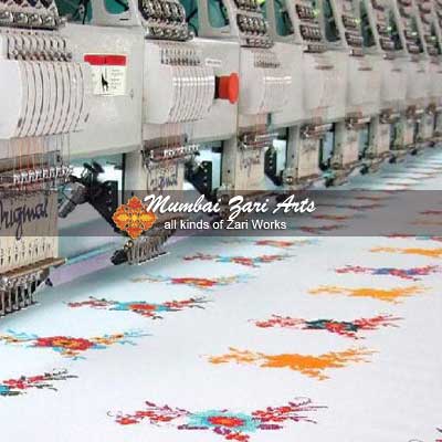 Computer embroidery works by Mumbai Zari Arts